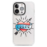 Personalised Heart Tattoo Custom Phone Case iPhone 15 Pro Max / Magsafe Impact Case,iPhone 15 Pro / Magsafe Impact Case Blanc Space