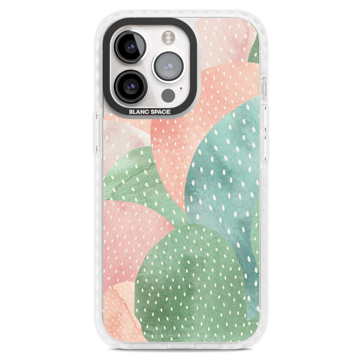 Colourful Close-Up Cacti Design Phone Case iPhone 15 Pro Max / Magsafe Impact Case,iPhone 15 Pro / Magsafe Impact Case Blanc Space