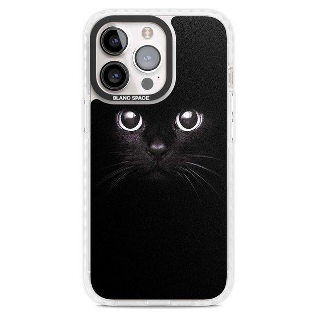 Black Cat Phone Case iPhone 15 Pro Max / Magsafe Impact Case,iPhone 15 Pro / Magsafe Impact Case Blanc Space
