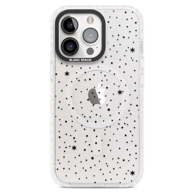 Celestial Starry Sky Phone Case iPhone 15 Pro Max / Magsafe Impact Case,iPhone 15 Pro / Magsafe Impact Case Blanc Space