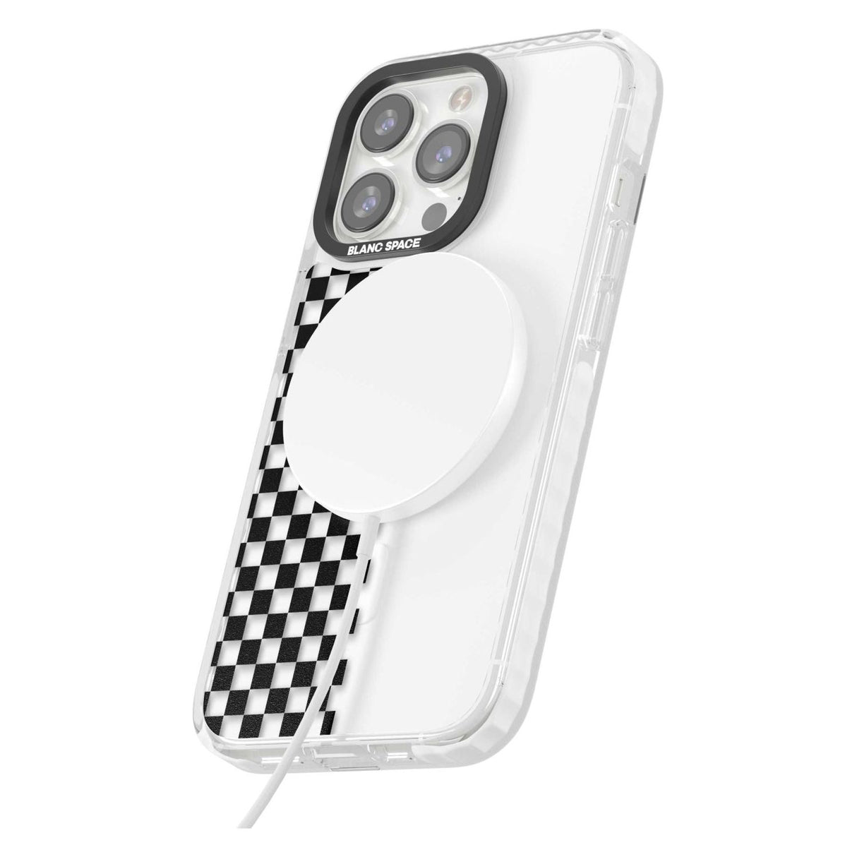 Checker: Half Black Check on Clear Phone Case iPhone 15 Pro Max / Black Impact Case,iPhone 15 Plus / Black Impact Case,iPhone 15 Pro / Black Impact Case,iPhone 15 / Black Impact Case,iPhone 15 Pro Max / Impact Case,iPhone 15 Plus / Impact Case,iPhone 15 Pro / Impact Case,iPhone 15 / Impact Case,iPhone 15 Pro Max / Magsafe Black Impact Case,iPhone 15 Plus / Magsafe Black Impact Case,iPhone 15 Pro / Magsafe Black Impact Case,iPhone 15 / Magsafe Black Impact Case,iPhone 14 Pro Max / Black Impact Case,iPhone 14