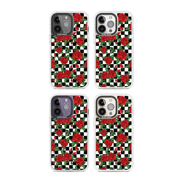 Checkered Pattern & Red Roses Phone Case iPhone 15 Pro Max / Black Impact Case,iPhone 15 Plus / Black Impact Case,iPhone 15 Pro / Black Impact Case,iPhone 15 / Black Impact Case,iPhone 15 Pro Max / Impact Case,iPhone 15 Plus / Impact Case,iPhone 15 Pro / Impact Case,iPhone 15 / Impact Case,iPhone 15 Pro Max / Magsafe Black Impact Case,iPhone 15 Plus / Magsafe Black Impact Case,iPhone 15 Pro / Magsafe Black Impact Case,iPhone 15 / Magsafe Black Impact Case,iPhone 14 Pro Max / Black Impact Case,iPhone 14 Plus
