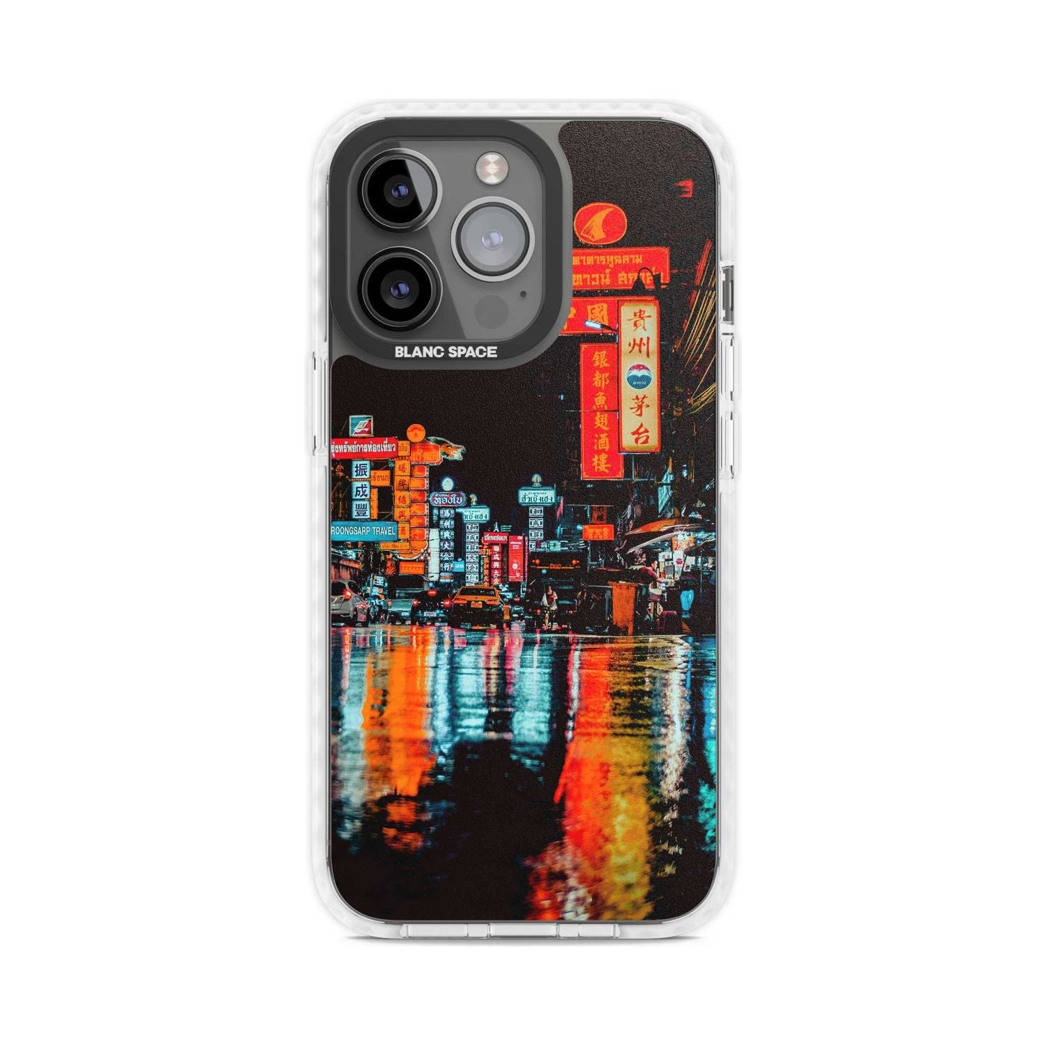 Neon City Phone Case iPhone 15 Pro Max / Magsafe Impact Case,iPhone 15 Pro / Magsafe Impact Case Blanc Space
