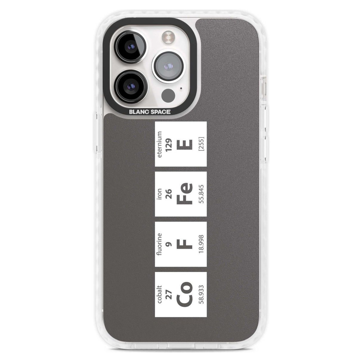 Coffee Element (Grey) Phone Case iPhone 15 Pro Max / Magsafe Impact Case,iPhone 15 Pro / Magsafe Impact Case Blanc Space