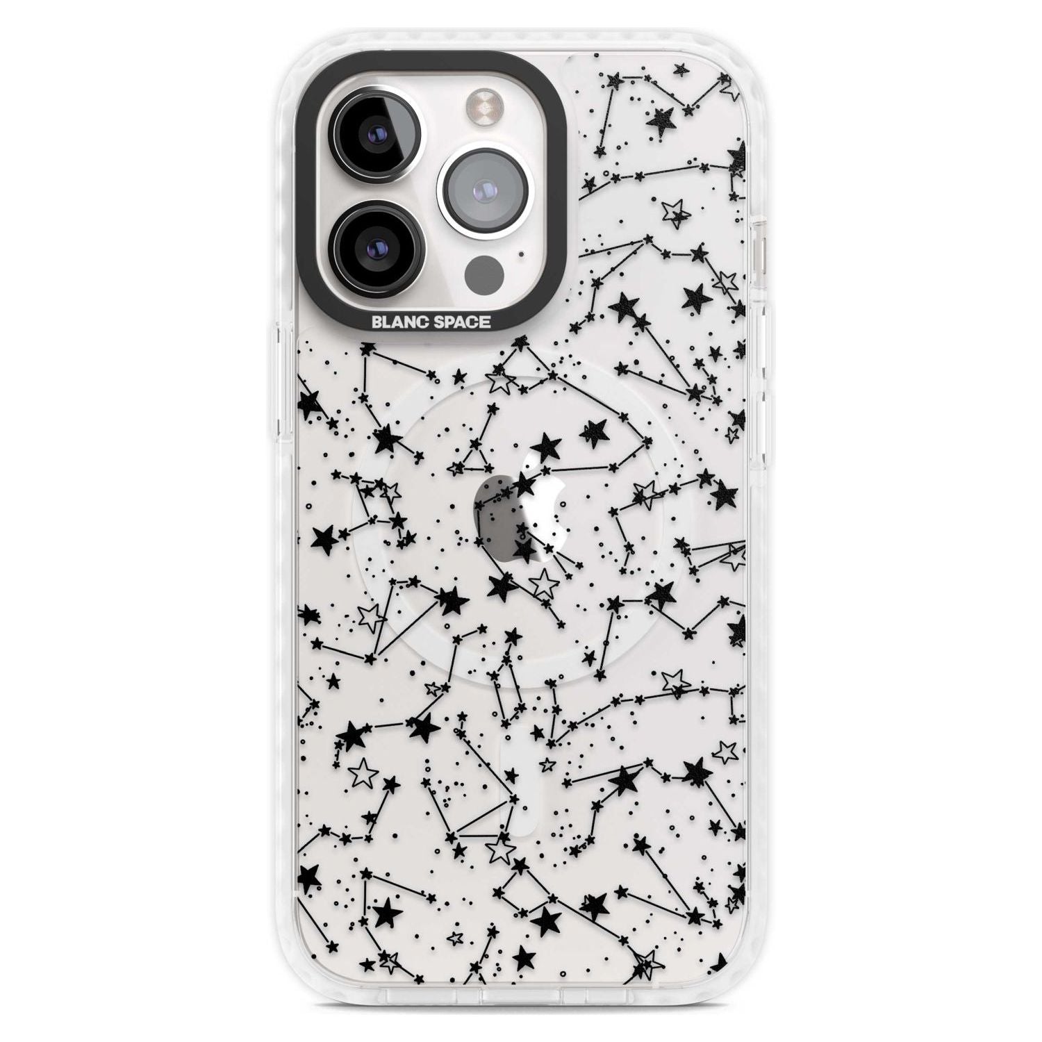 Constellations Phone Case iPhone 15 Pro Max / Magsafe Impact Case,iPhone 15 Pro / Magsafe Impact Case Blanc Space