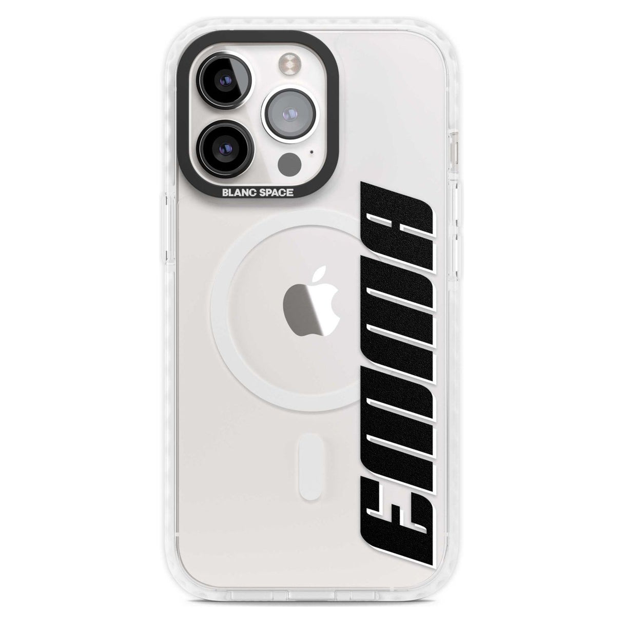 Personalised Clear Text  4A Custom Phone Case iPhone 15 Pro Max / Magsafe Impact Case,iPhone 15 Pro / Magsafe Impact Case Blanc Space