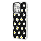 White Daisy Pattern (Black)