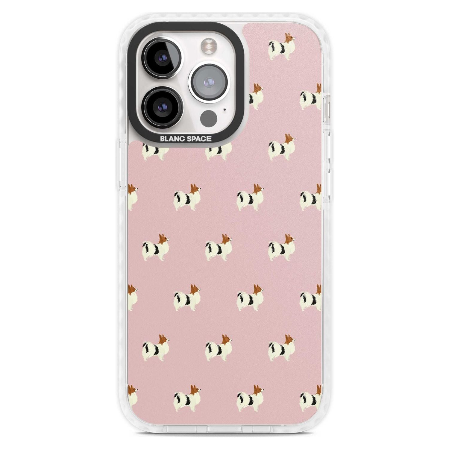 German Shorthaired Pointer Dog Pattern Clear Phone Case iPhone 15 Pro Max / Magsafe Impact Case,iPhone 15 Pro / Magsafe Impact Case Blanc Space