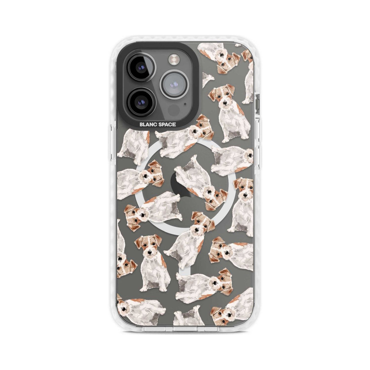 Wirehaired Jack Russell Watercolour Dog Pattern