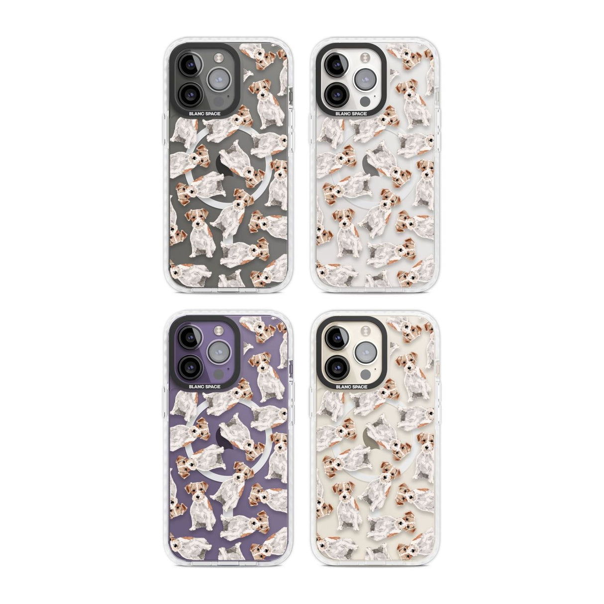 Wirehaired Jack Russell Watercolour Dog Pattern