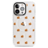 Pomeranian Dog Pattern Clear