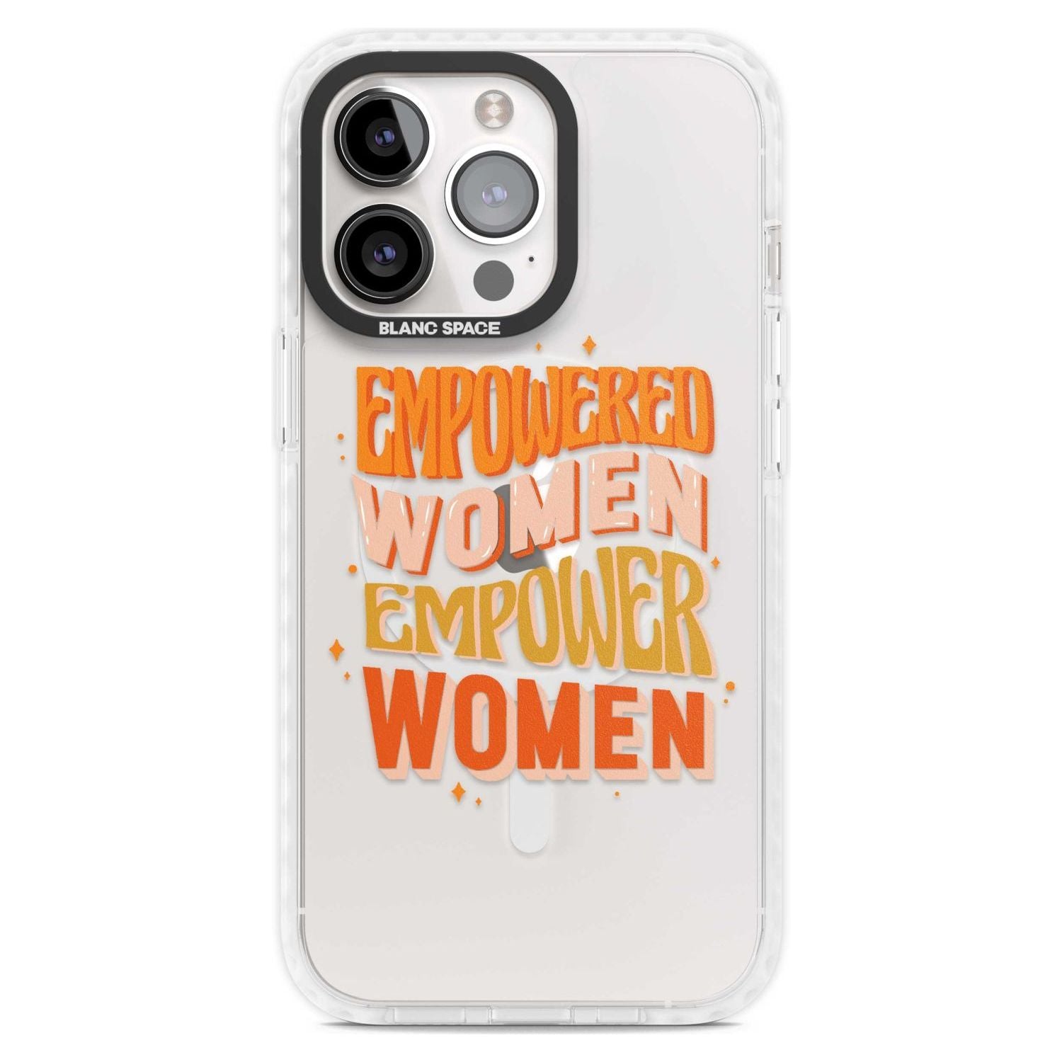 Empowered Women Phone Case iPhone 15 Pro Max / Magsafe Impact Case,iPhone 15 Pro / Magsafe Impact Case Blanc Space