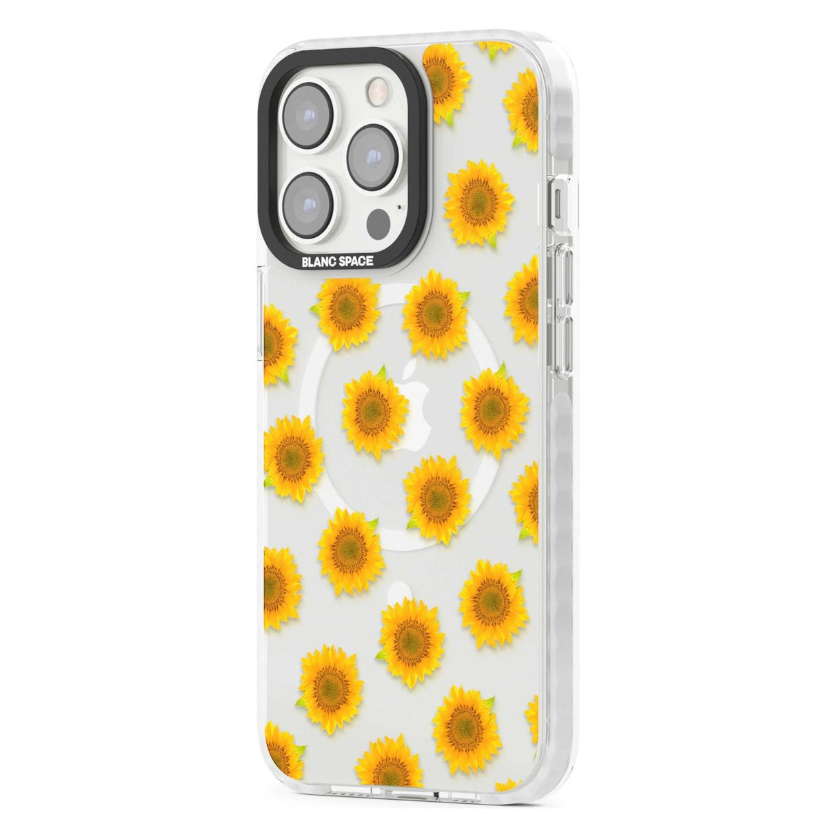 Sunflowers Transparent Pattern