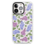 Purple Blossoms Transparent Floral