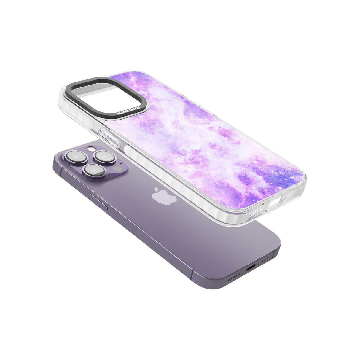 Purple Galaxy Pattern Design