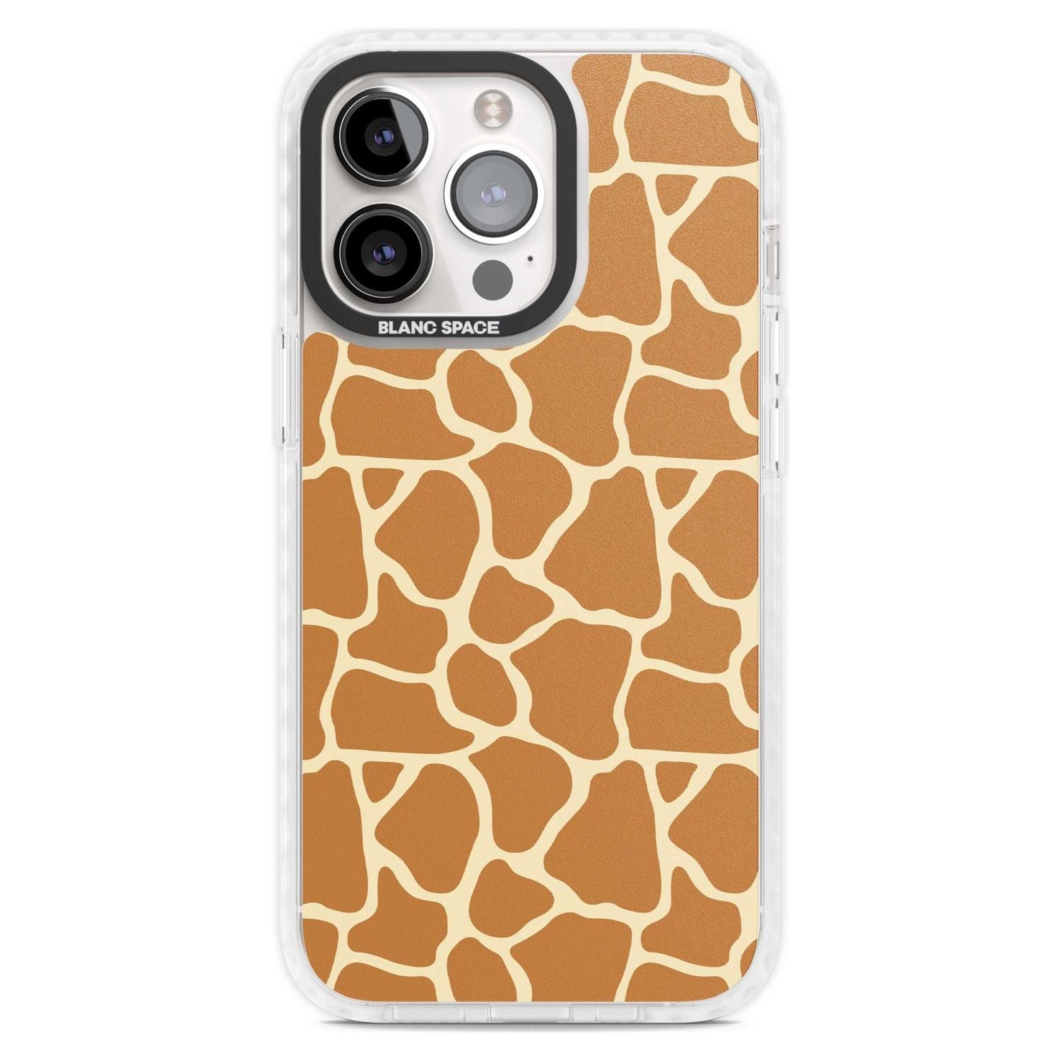Giraffe Pattern Phone Case iPhone 15 Pro Max / Magsafe Impact Case,iPhone 15 Pro / Magsafe Impact Case Blanc Space