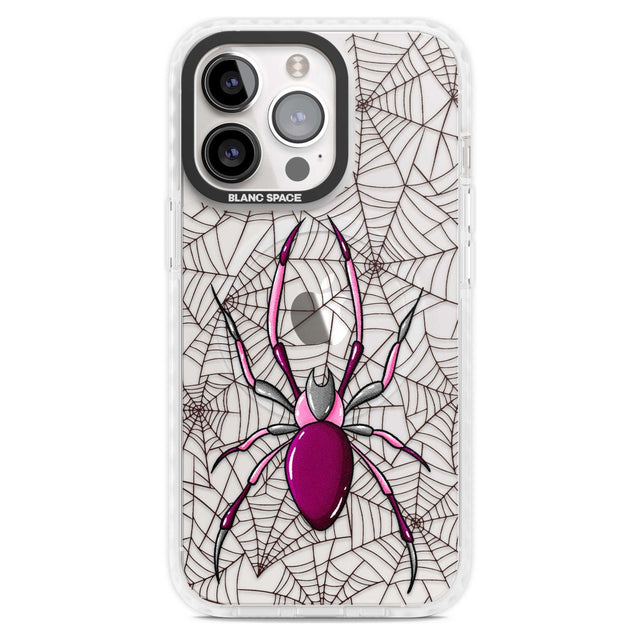 Arachnophobia Phone Case iPhone 15 Pro Max / Magsafe Impact Case,iPhone 15 Pro / Magsafe Impact Case Blanc Space