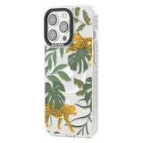 Two Jaguars & Foliage Jungle Cat Pattern