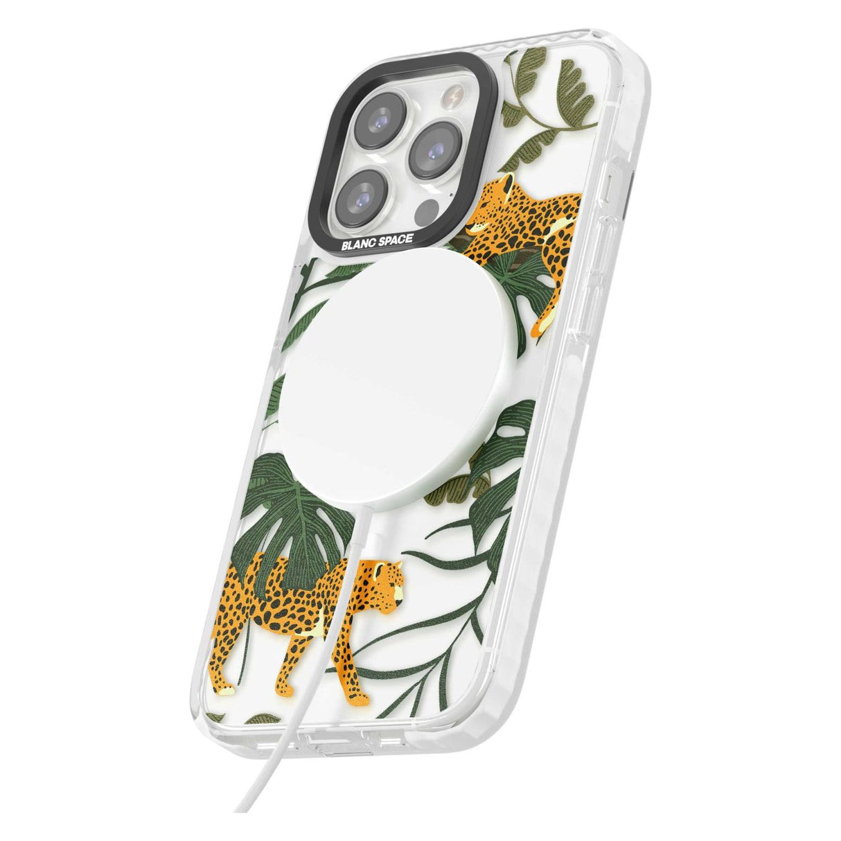 Two Jaguars & Foliage Jungle Cat Pattern