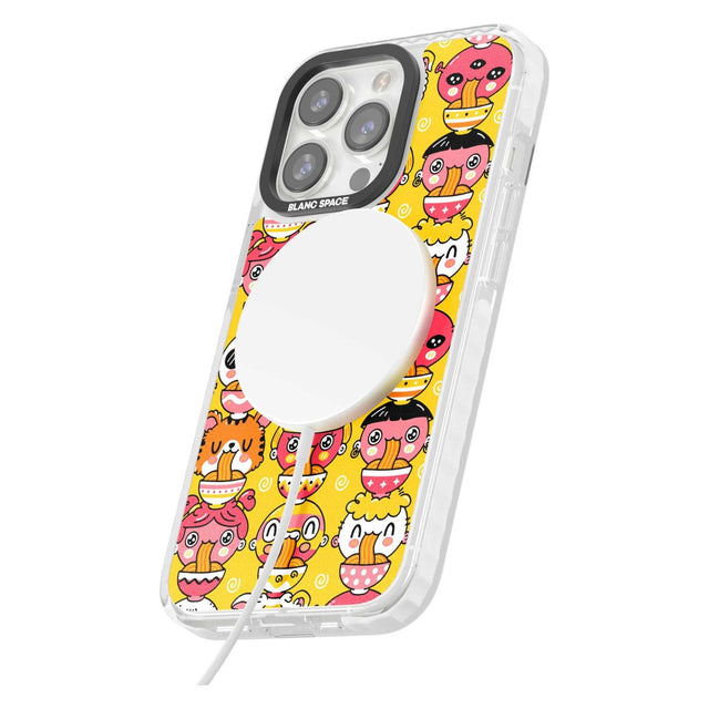 Ramen Noodle Kawaii Pattern