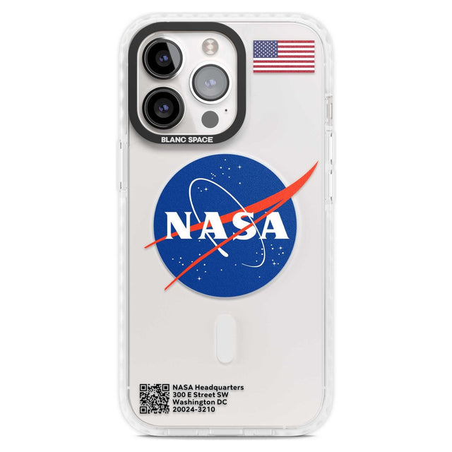 NASA Meatball Phone Case iPhone 15 Pro Max / Magsafe Impact Case,iPhone 15 Pro / Magsafe Impact Case Blanc Space