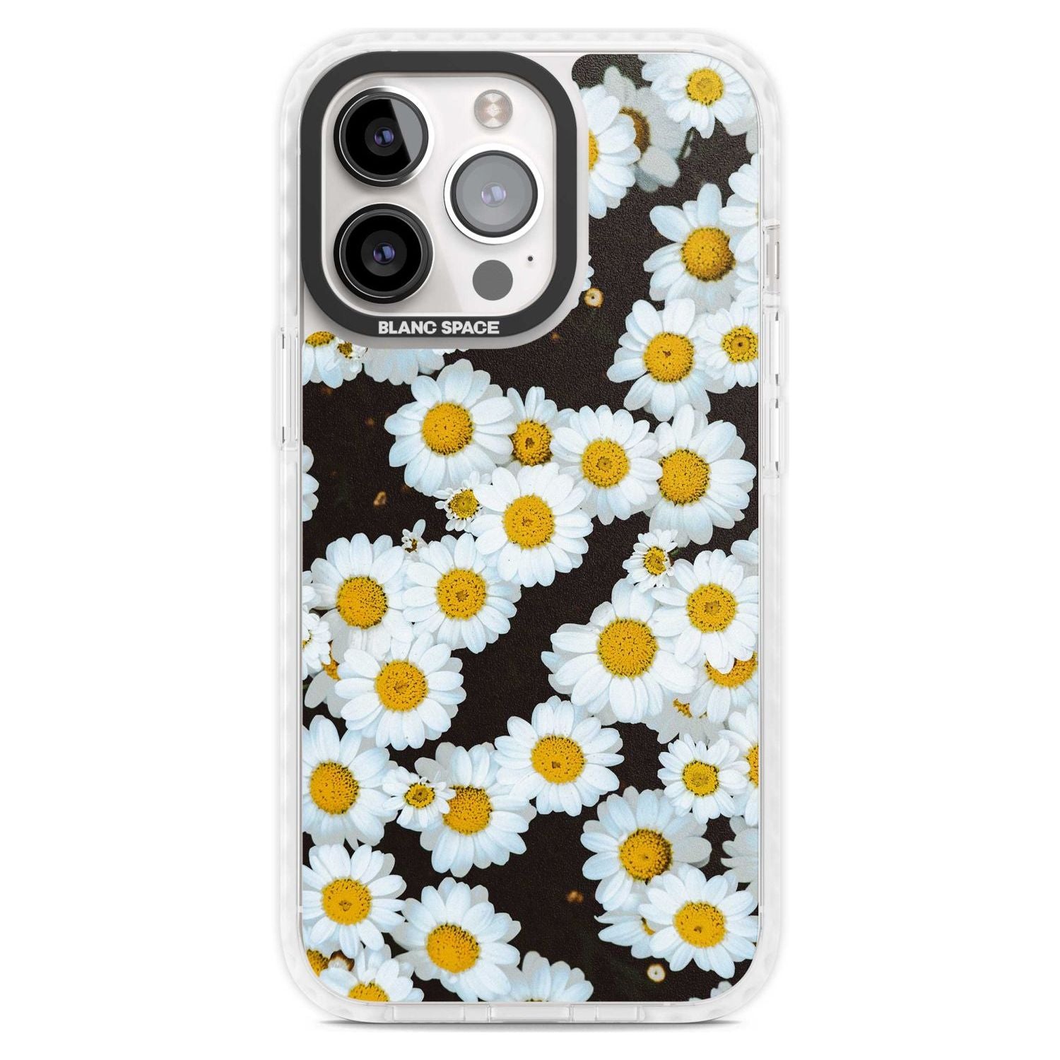 Daisies - Real Floral Photographs Phone Case iPhone 15 Pro Max / Magsafe Impact Case,iPhone 15 Pro / Magsafe Impact Case Blanc Space