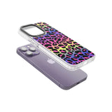 Rainbow Gradient Leopard Print