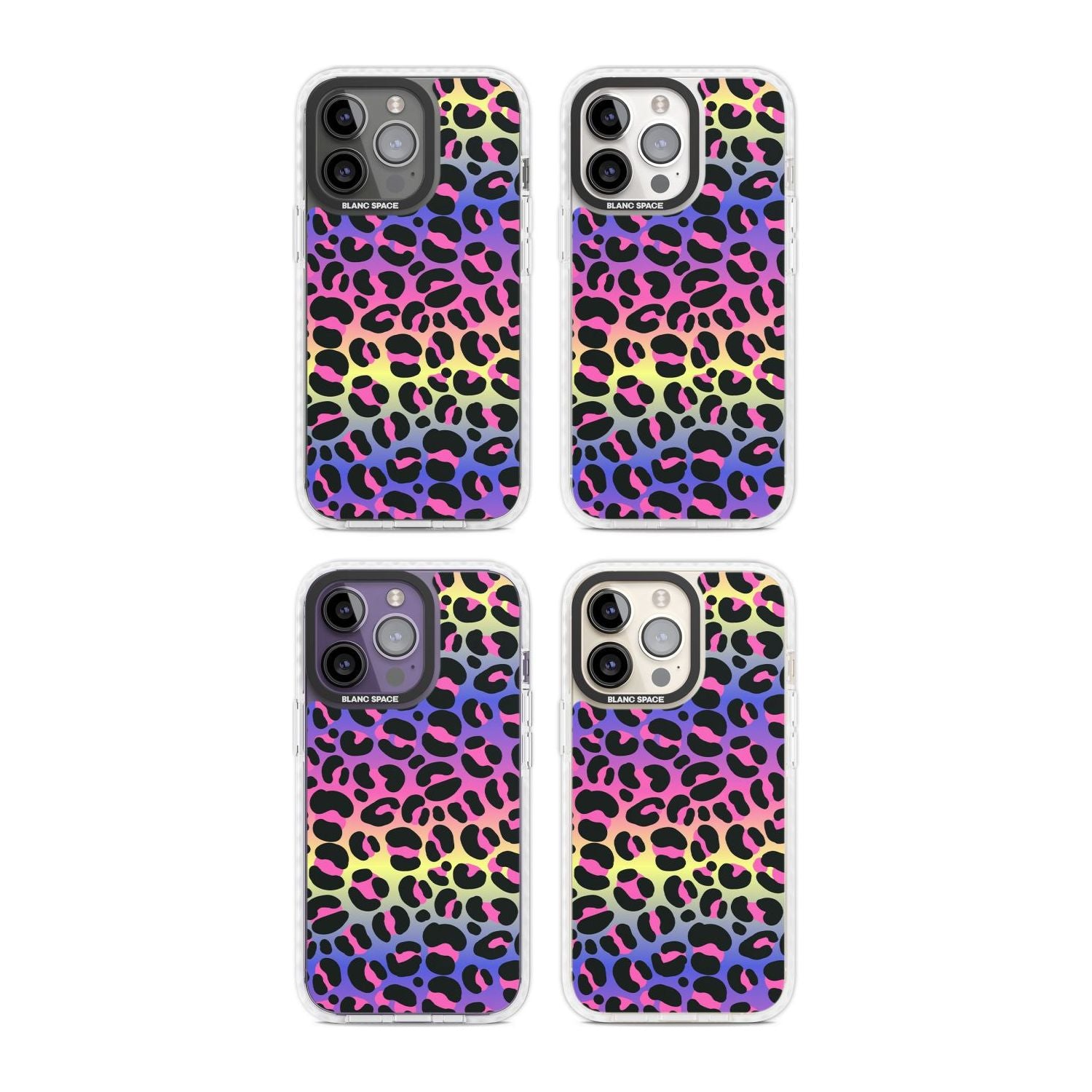 Rainbow Gradient Leopard