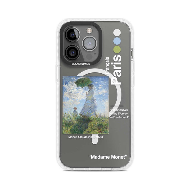 Madame Monet and Her Son Phone Case iPhone 15 Pro Max / Magsafe Impact Case,iPhone 15 Pro / Magsafe Impact Case Blanc Space