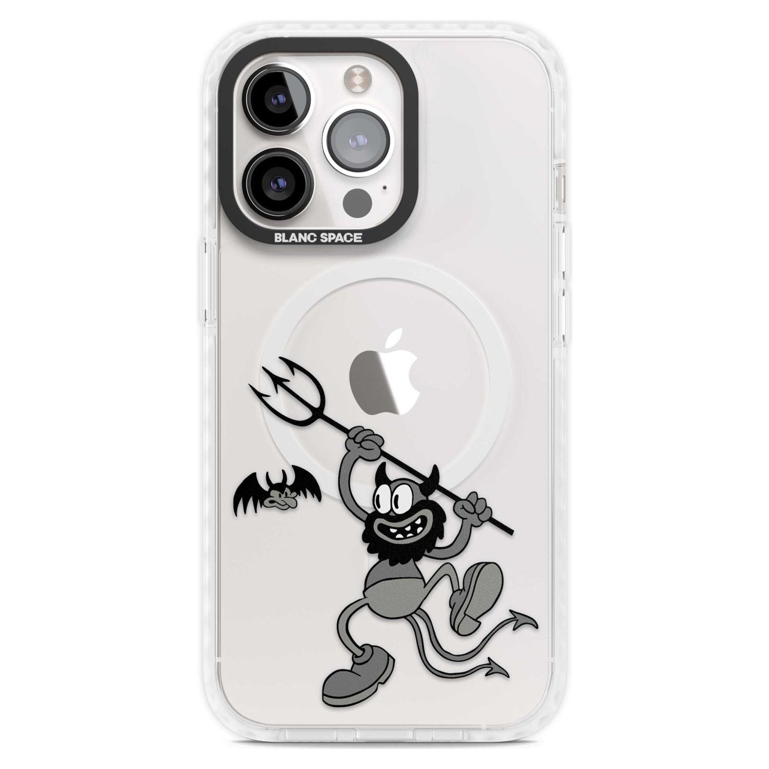 Dancing Devil Phone Case iPhone 15 Pro Max / Magsafe Impact Case,iPhone 15 Pro / Magsafe Impact Case Blanc Space