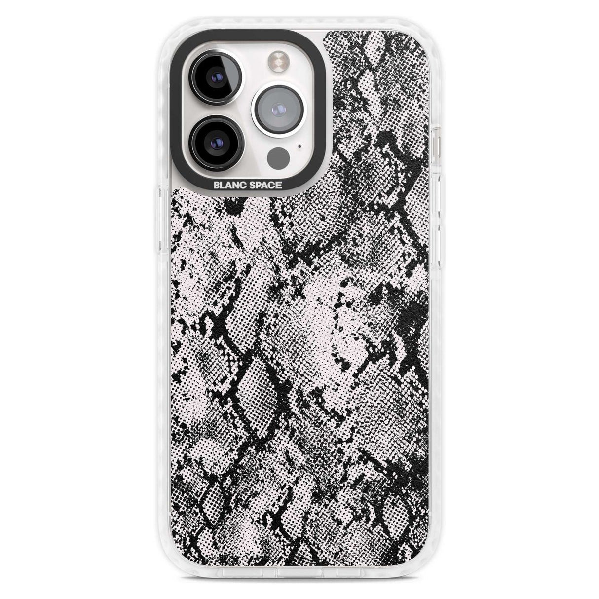 Pastel Snakeskin - Grey Phone Case iPhone 15 Pro Max / Magsafe Impact Case,iPhone 15 Pro / Magsafe Impact Case Blanc Space