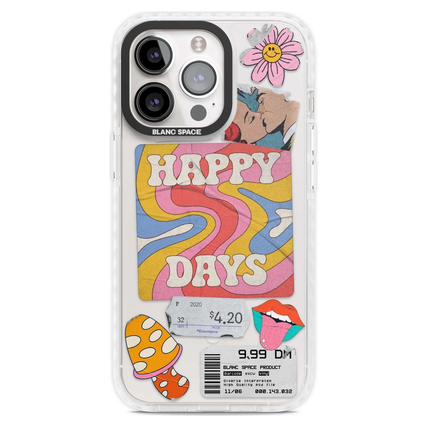 Groovy Trip Phone Case iPhone 15 Pro Max / Magsafe Impact Case,iPhone 15 Pro / Magsafe Impact Case Blanc Space