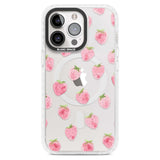 Classic Strawberry Phone Case iPhone 15 Pro Max / Magsafe Impact Case,iPhone 15 Pro / Magsafe Impact Case Blanc Space