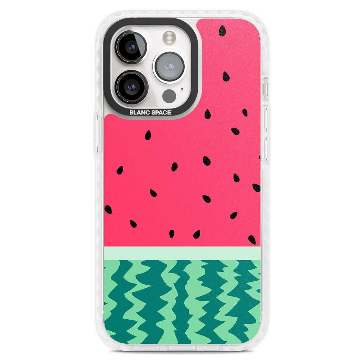 Full Watermelon Print Phone Case iPhone 15 Pro Max / Magsafe Impact Case,iPhone 15 Pro / Magsafe Impact Case Blanc Space