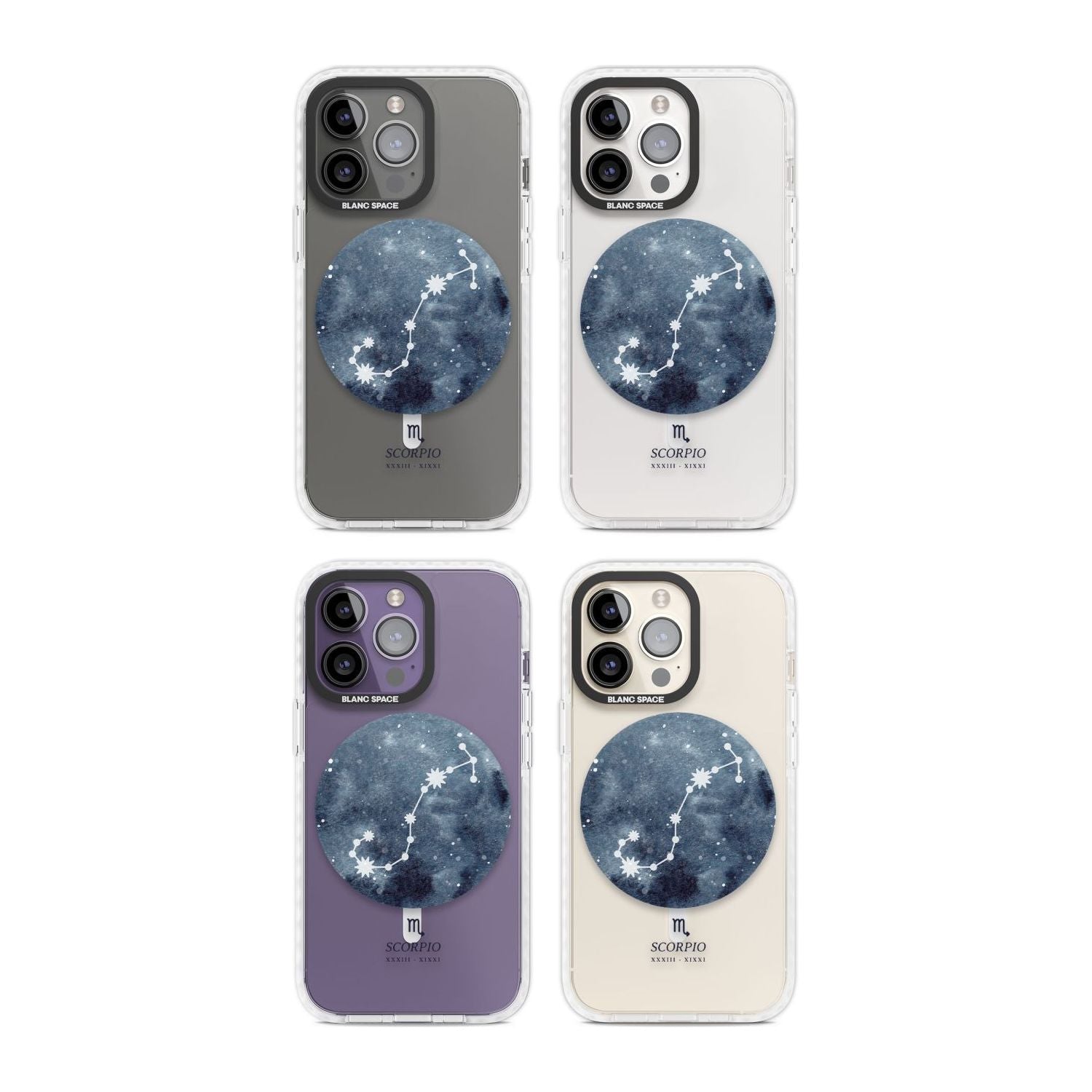 Scorpio Zodiac Blue