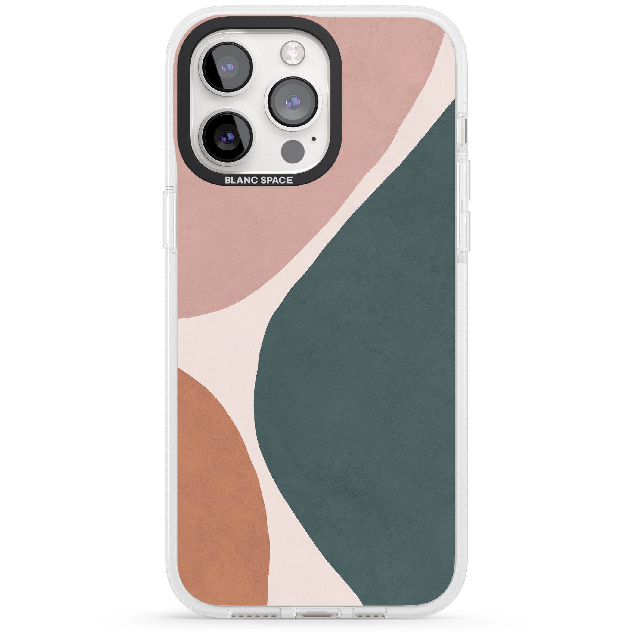 Lush Abstract Watercolour Design #8 iPhone 15 Pro Max / 15 Pro / 14 Pro Max / 14 Pro / 13 Pro Clear Case Impact Air - Blanc Space
