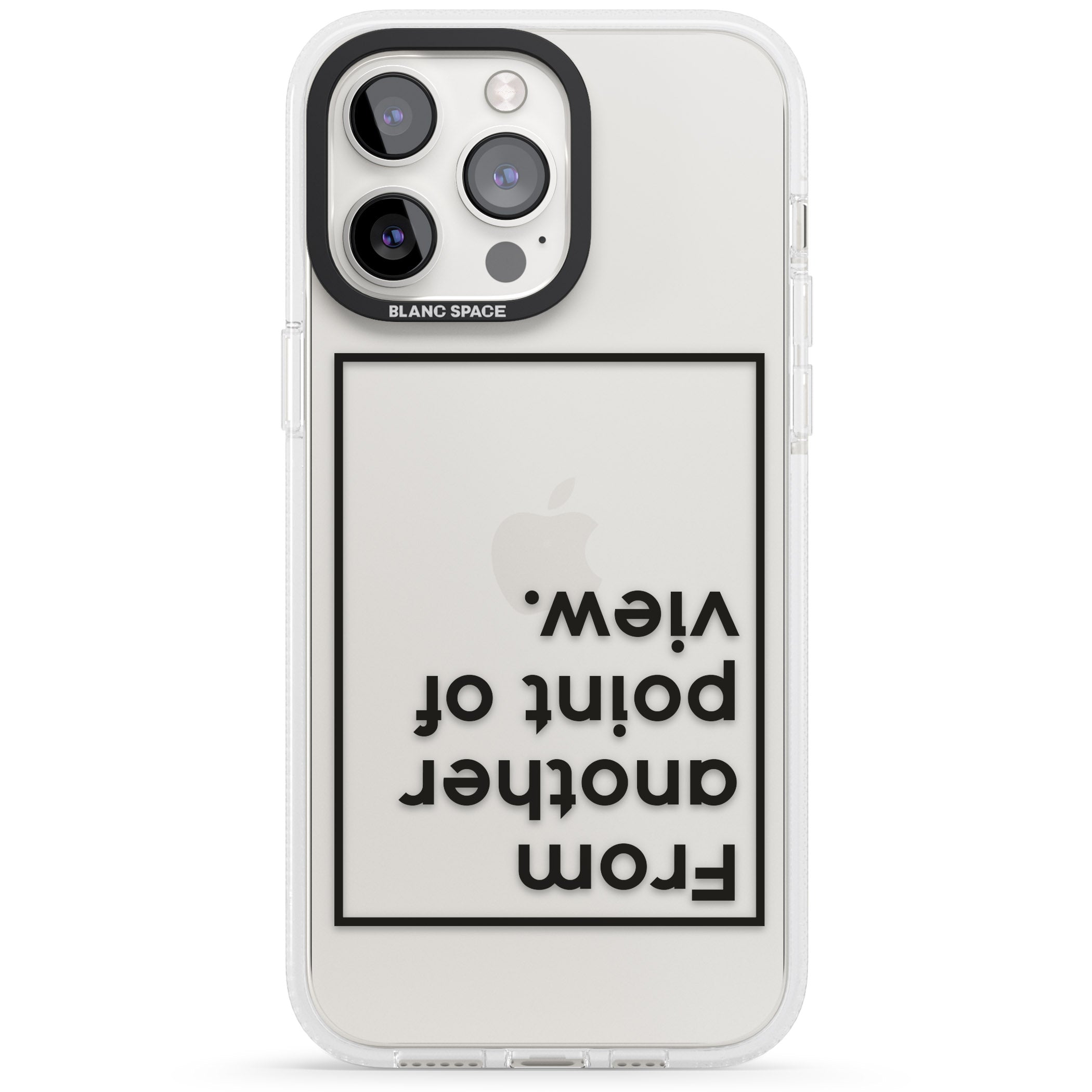 Another Point of View iPhone 15 Pro Max / 15 Pro / 14 Pro Max / 14 Pro / 13 Pro Clear Case Impact Air - Blanc Space