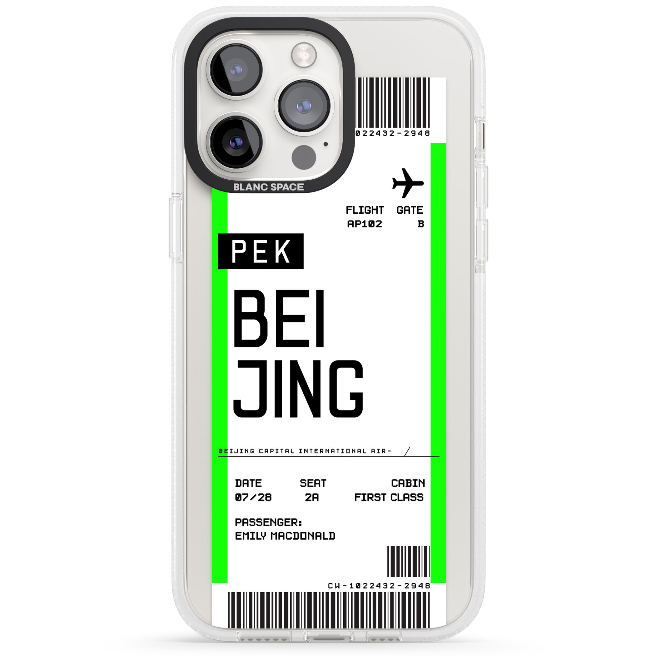 Personalised Beijing Boarding Pass