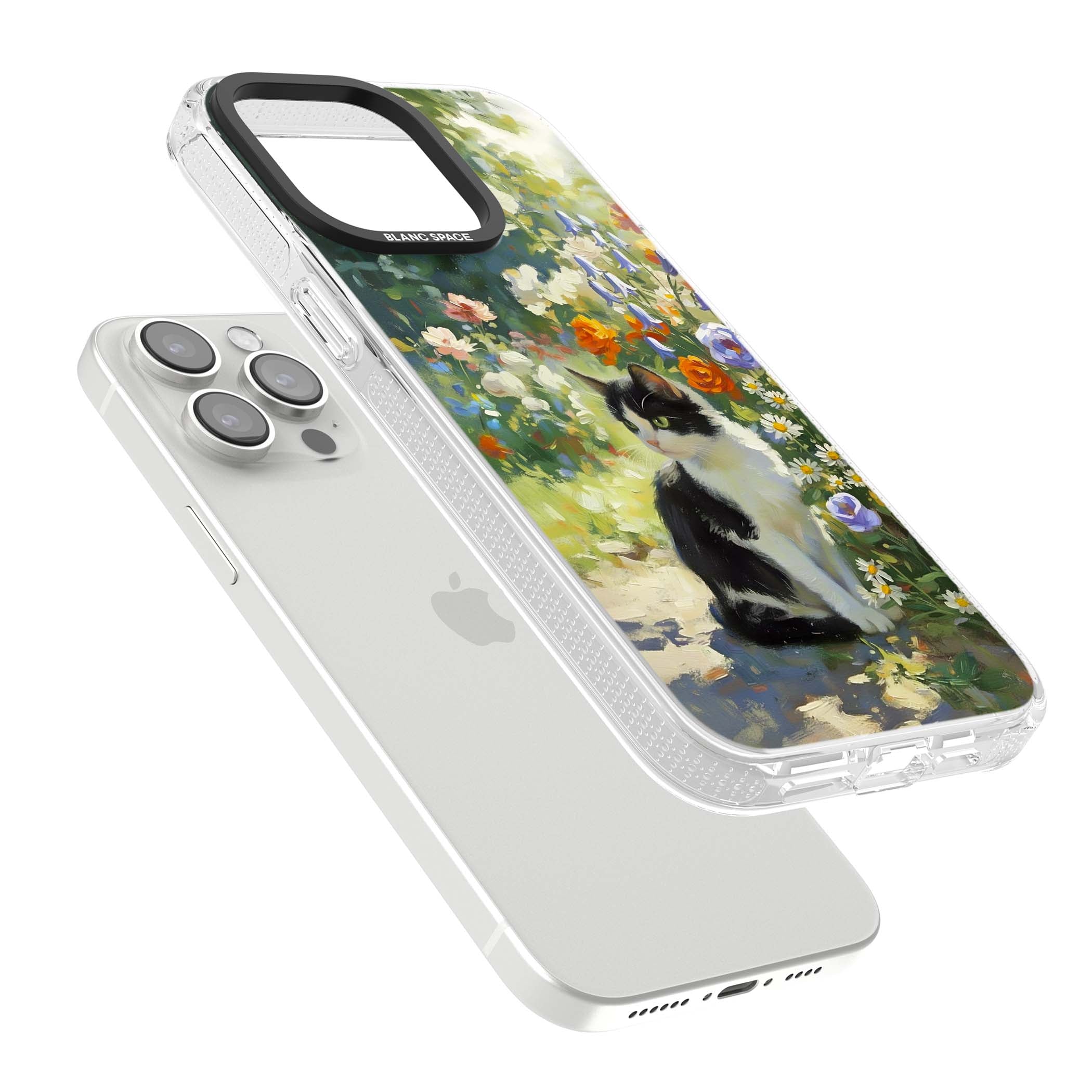 Cat In The Meadow for her iPhone case | Clear Case Impact Air case for iPhone 15 Pro, iPhone 15 Pro Max