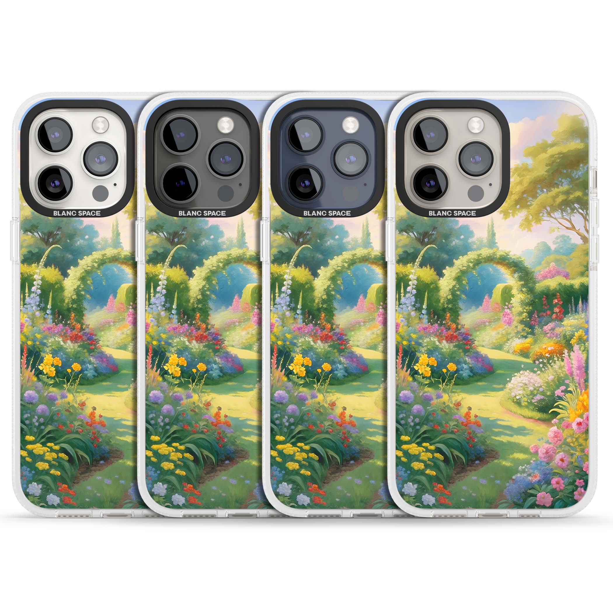 The Painter's Garden floral iPhone case | Clear Case Impact Air case for iPhone 15 Pro, iPhone 15 Pro Max