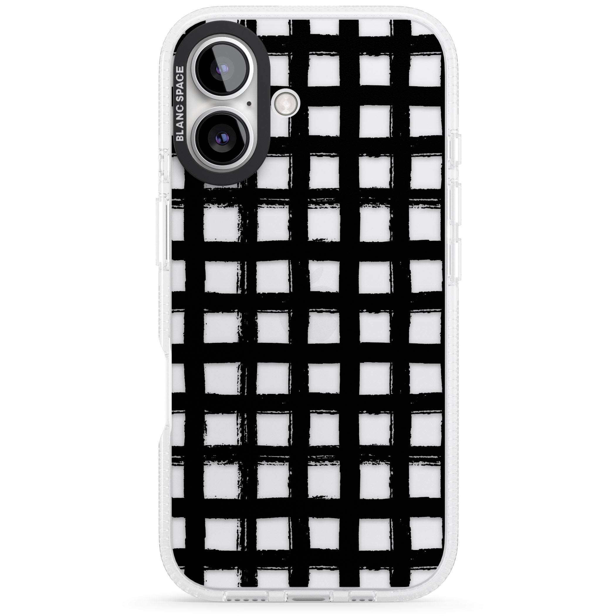 Messy Black Grid Clear