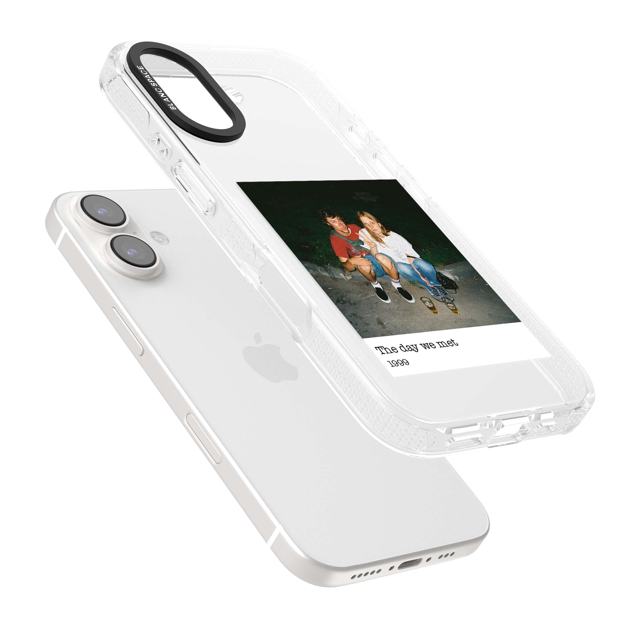 Photo Memory minimal iPhone case | Clear Case Impact Air case for iPhone 16, iPhone 16 Plus