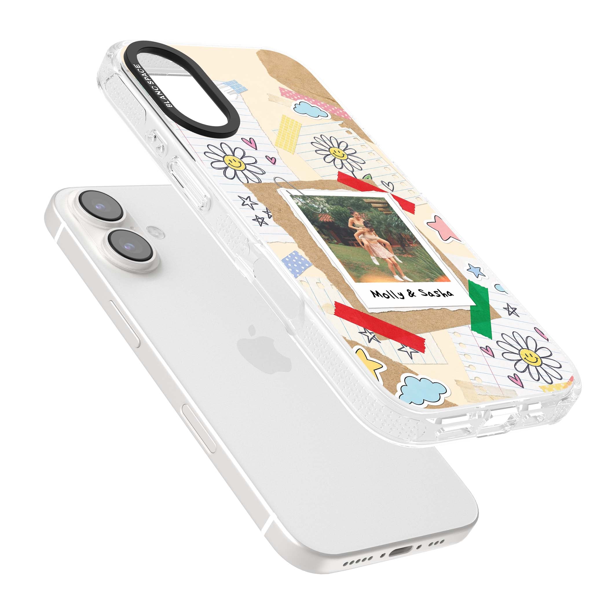 Scrapbook Photo coquette iPhone case | Clear Case Impact Air case for iPhone 16, iPhone 16 Plus