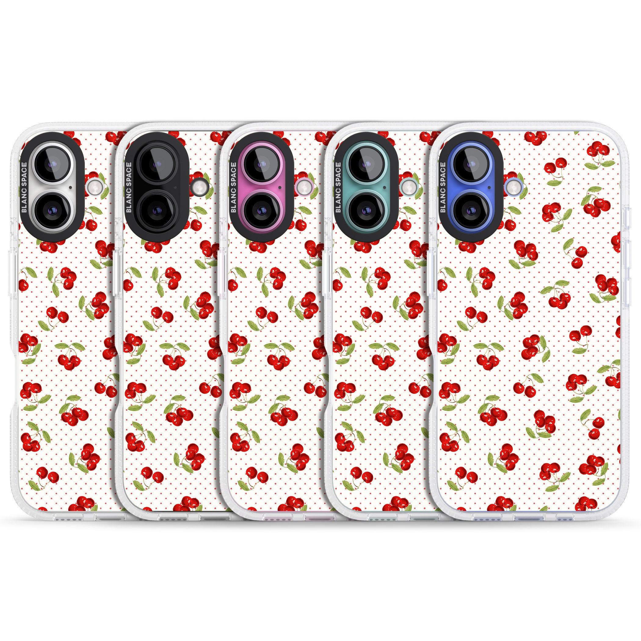 Cherry Picking iPhone 16 / 16 Plus Clear Case Impact Air - Blanc Space