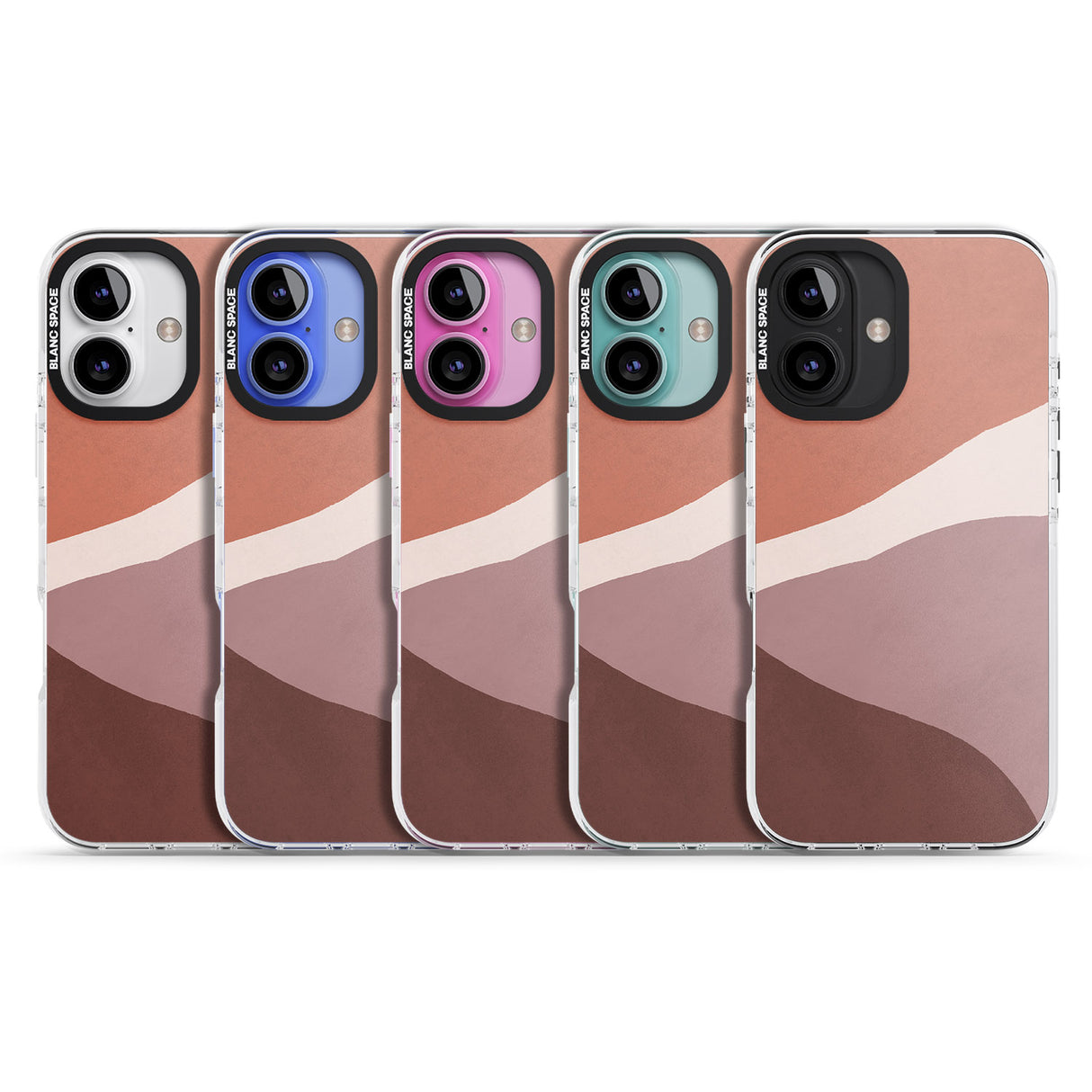 iPhone 16 Pro Max Lush Abstract Watercolour Design #2 Black Impact Phone Case