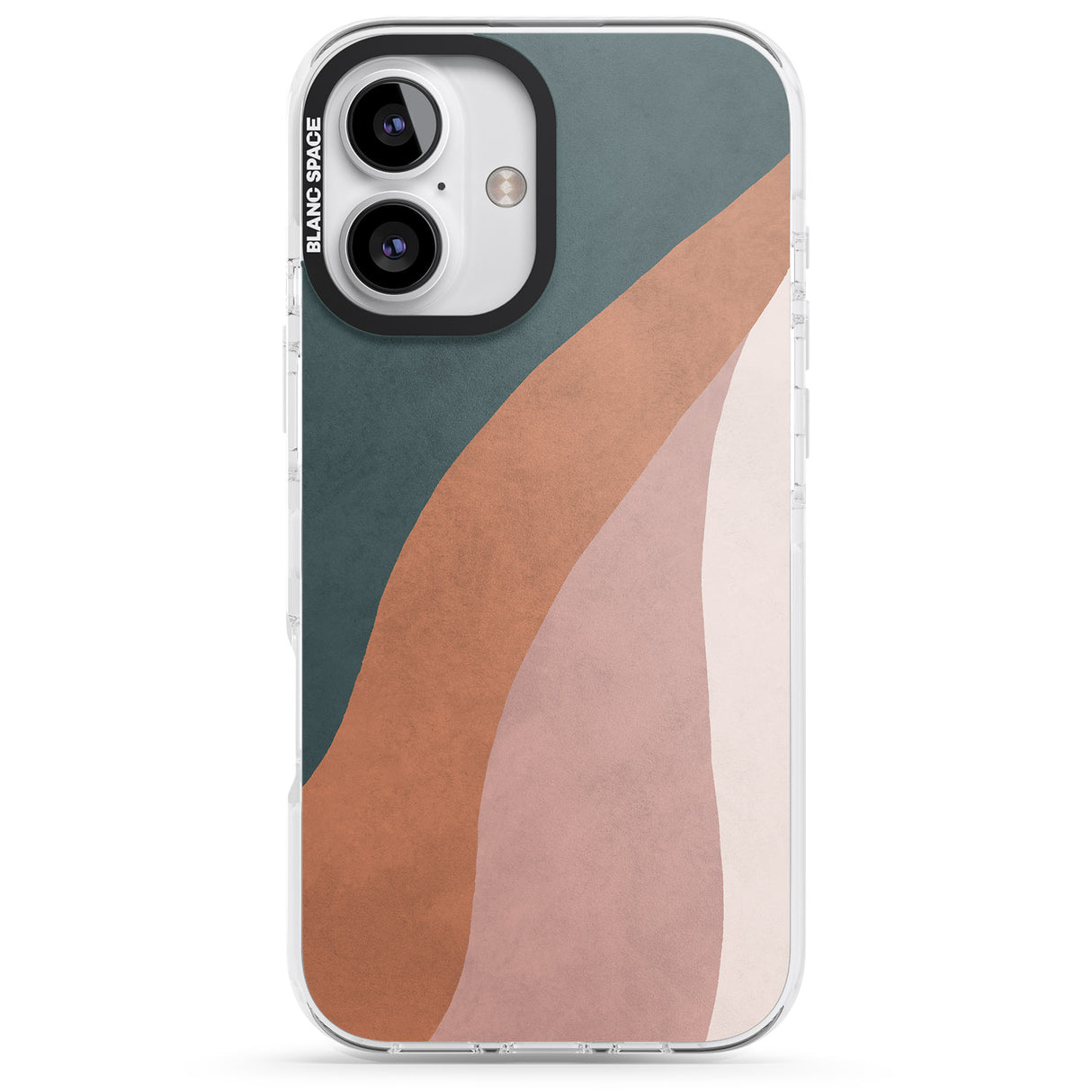 iPhone 16 Pro Max Lush Abstract Watercolour: Design #7 Black Impact Phone Case