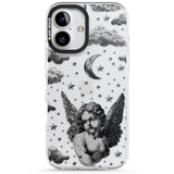 Celestial Cherub Impact Phone Case for iPhone 16, iPhone 16 Plus