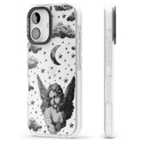 Celestial Cherub Impact Phone Case for iPhone 16, iPhone 16 Plus