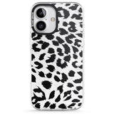 iPhone 16 Pro Max Rar Leopard Print White Black Impact Phone Case