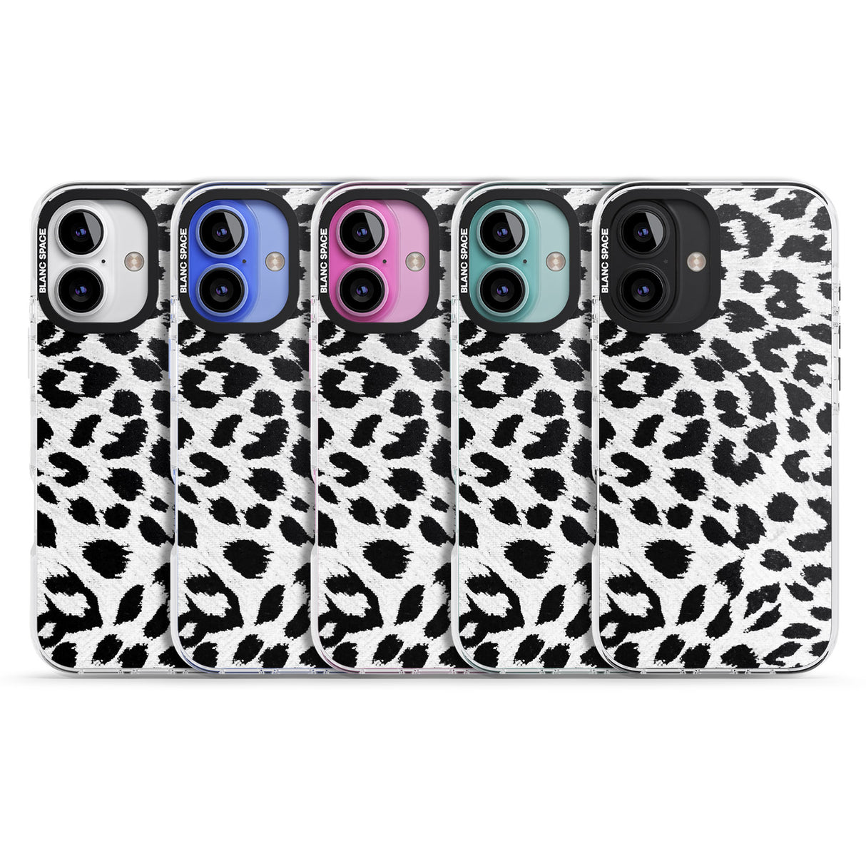 iPhone 16 Pro Max Rar Leopard Print White Black Impact Phone Case